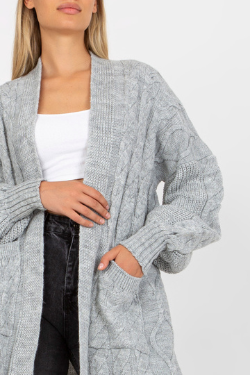 Šedý maxi kardigan s... 2