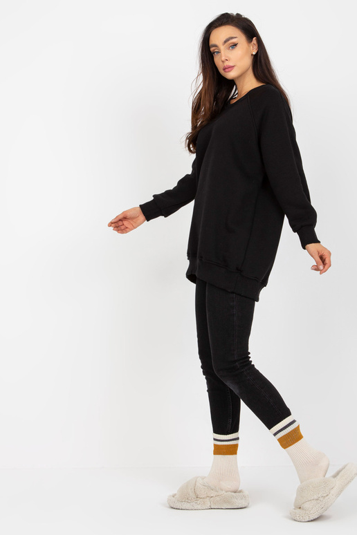 Černá oversized mikina bez kapuce Remy Černá oversized mikina bez kapuce Remy