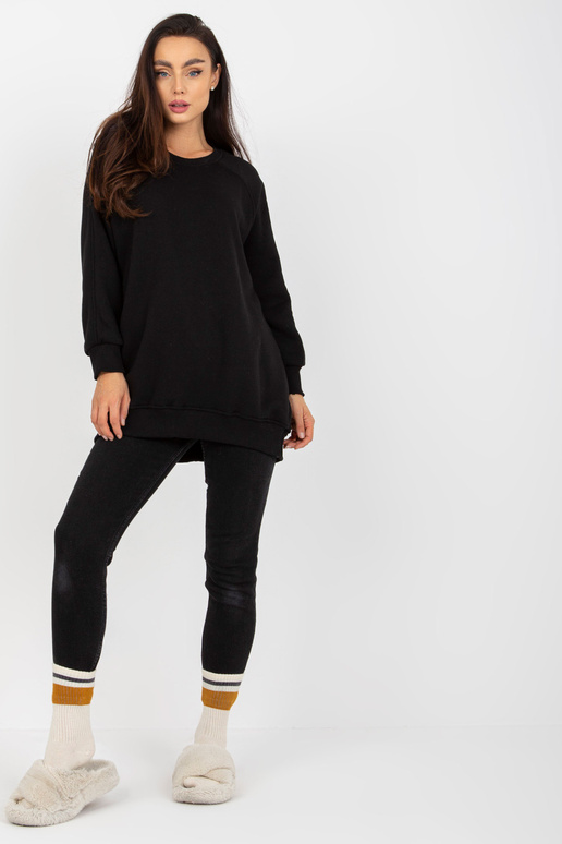 Černá oversized mikina bez kapuce Remy Černá oversized mikina bez kapuce Remy