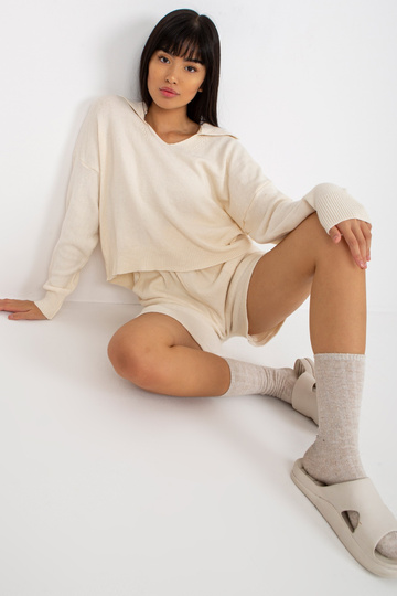 Ecru dvoudílný ležérní... 2