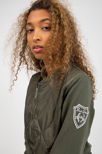 Khaki dámská bomber mikina...