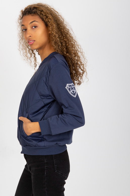 Námořnická modrá prošívaná bomber...