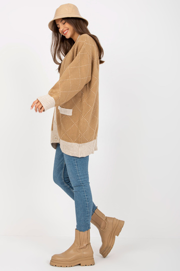 Velbloudí kardigan se...