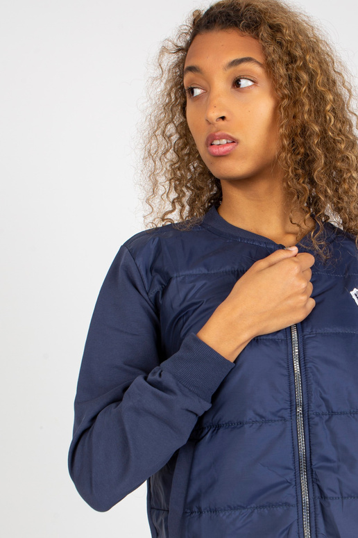 Námořnická modrá prošívaná bomber...