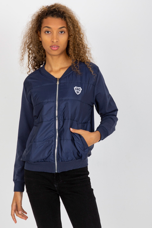 Námořnická modrá prošívaná bomber...