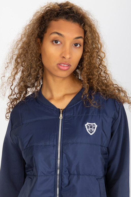 Námořnická modrá prošívaná bomber...