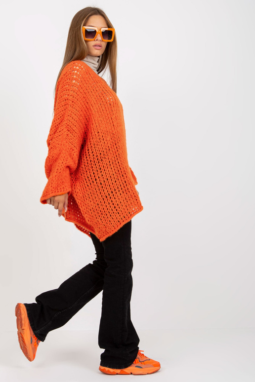 Oversized svetr s výstřihem do V OCH...