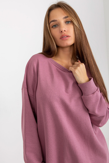 Špinavě růžová basic mikina... 2