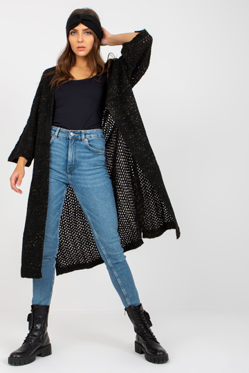 Černý dlouhý prolamovaný...