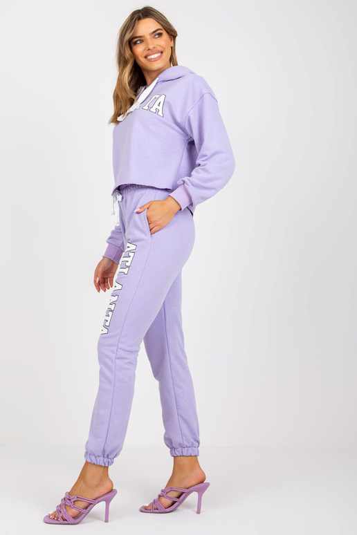 Fialová tepláková souprava s...