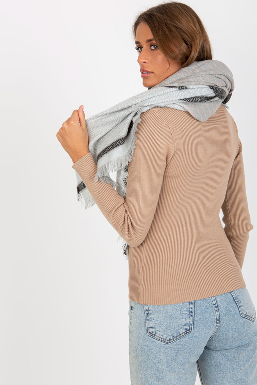 Chustka AT-CH-14201-1,77P ČERNÁ/ŠEDÁ Chustka AT-CH-14201-1,77P ČERNÁ/ŠEDÁ