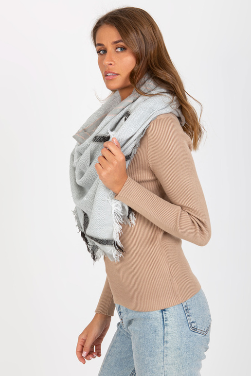 Chustka AT-CH-14201-1,77P ČERNÁ/ŠEDÁ Chustka AT-CH-14201-1,77P ČERNÁ/ŠEDÁ