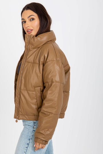 Kamelfarbene Daunenjacke... 2