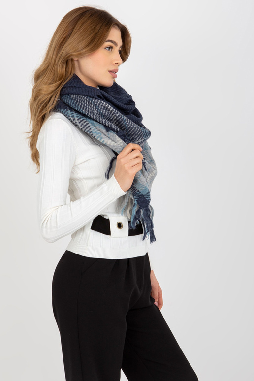 Šála -AT-CH-17501-1,57 - tmavě modrá Šála -AT-CH-17501-1,57 - tmavě modrá