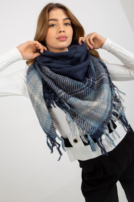 Šála -AT-CH-17501-1,57 - tmavě modrá Šála -AT-CH-17501-1,57 - tmavě modrá