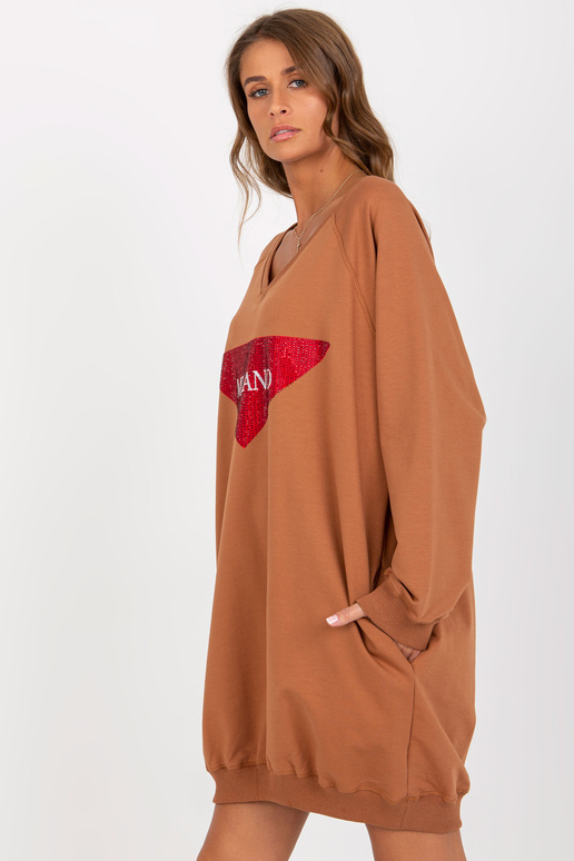 Bluza VI-BL-3113.73P SVĚTLE HNĚDÁ