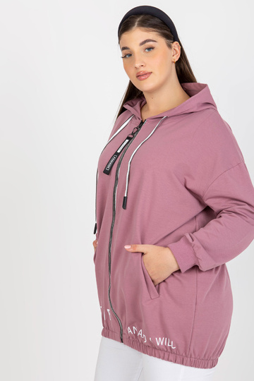 Špinavě růžová mikina plus... 2