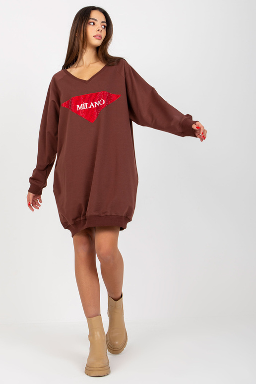 Bluza VI-BL-3113.73P HNĚDÁ