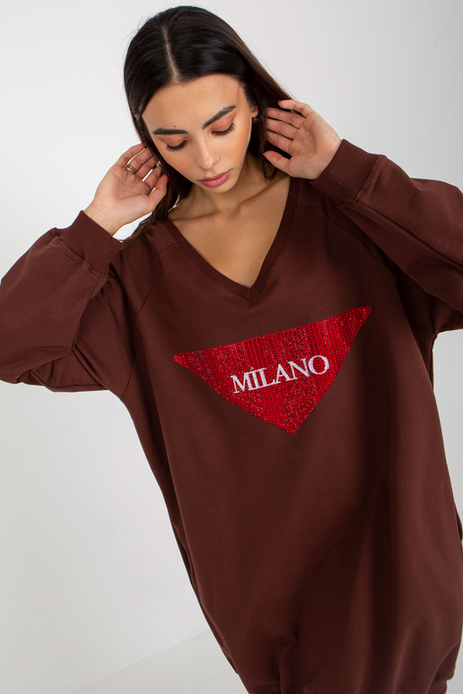 Bluza VI-BL-3113.73P HNĚDÁ