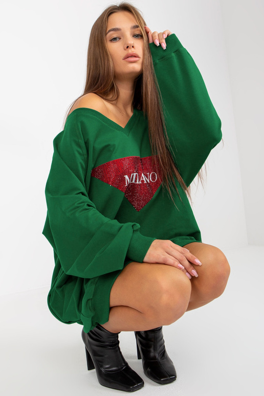 Bluza VI-BL-3113.73P TMAVĚ ZELENÁ