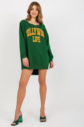 Bluza VI-BL-3102.01P D.ZELENÁ/ORANŽOVÁ 2