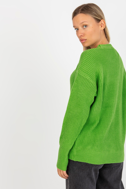 Světle zelený kardigan se zapínáním...