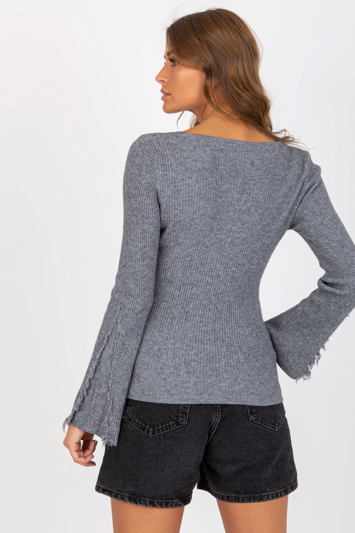 Sweter VI-SW-20260.91P TMAVĚ ŠEDÁ