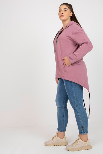 Špinavě růžová mikina plus...
