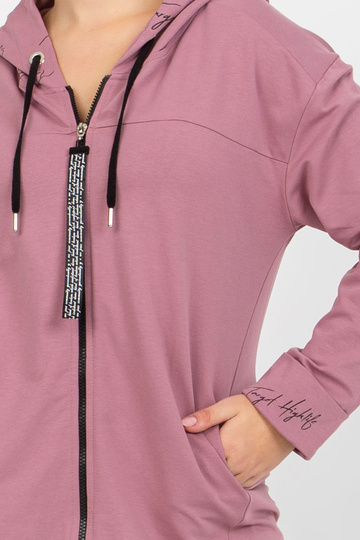 Špinavě růžová mikina plus... 2