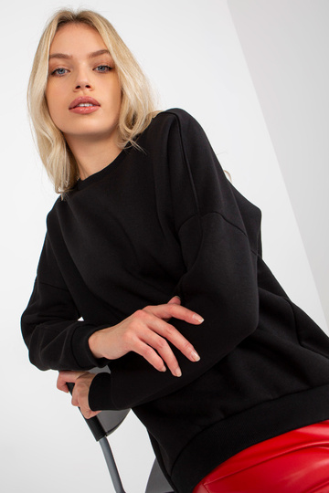 Černá basic mikina s...