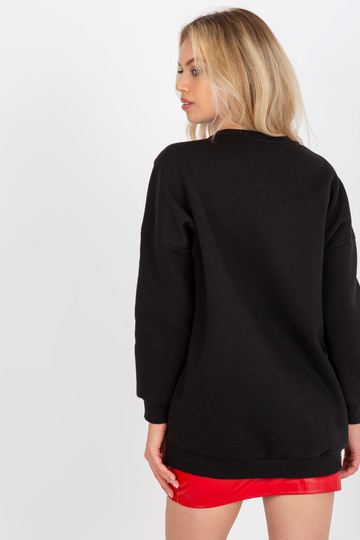 Černá basic mikina s... 2