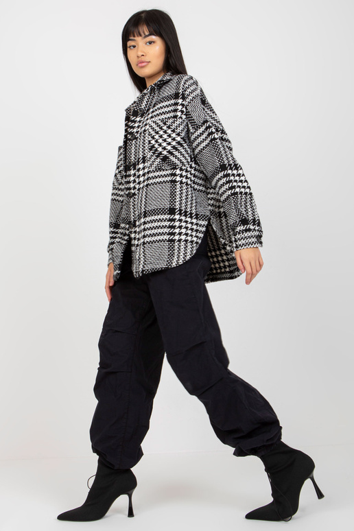 Košile-DN-KS-3964,45-černobílá Košile-DN-KS-3964,45-černobílá