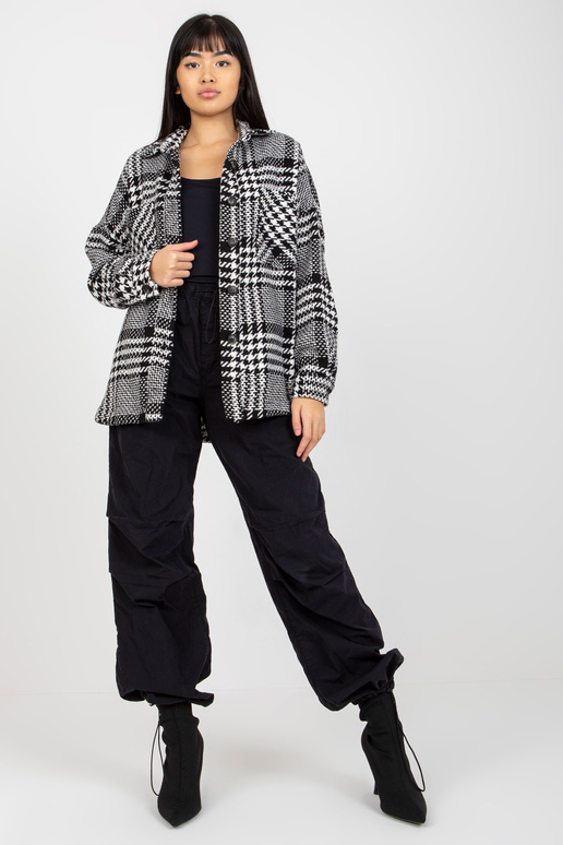 Košile-DN-KS-3964,45-černobílá Košile-DN-KS-3964,45-černobílá