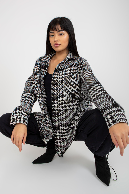 Košile-DN-KS-3964,45-černobílá Košile-DN-KS-3964,45-černobílá