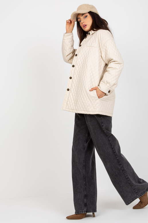 Světle béžová přechodná eko kožená...