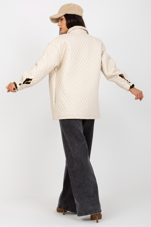 Světle béžová přechodná eko kožená...