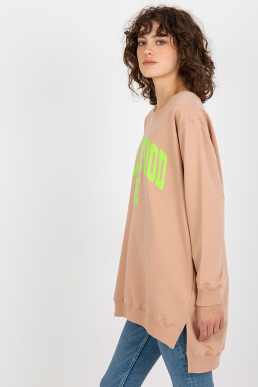 Bluza VI-BL-3102.01P BÉŽOVÁ/ZELENÁ