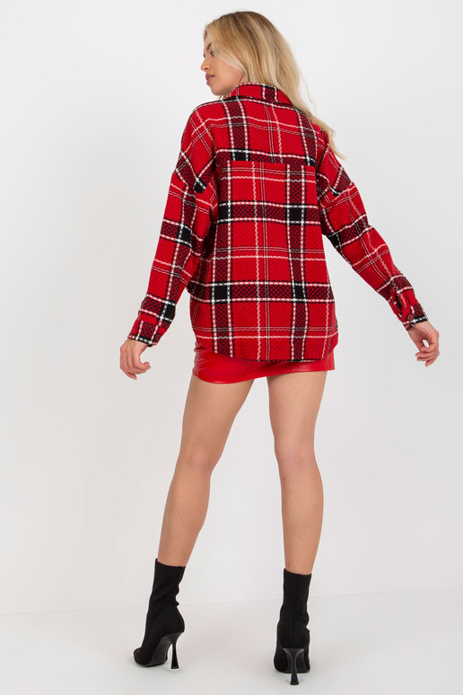 Červené kostkované tílko se zapínáním...