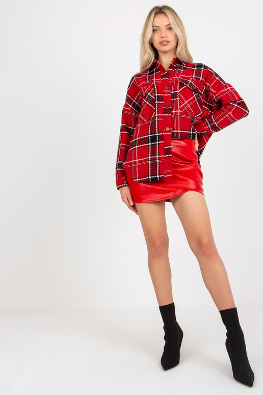 Červené kostkované tílko se zapínáním...