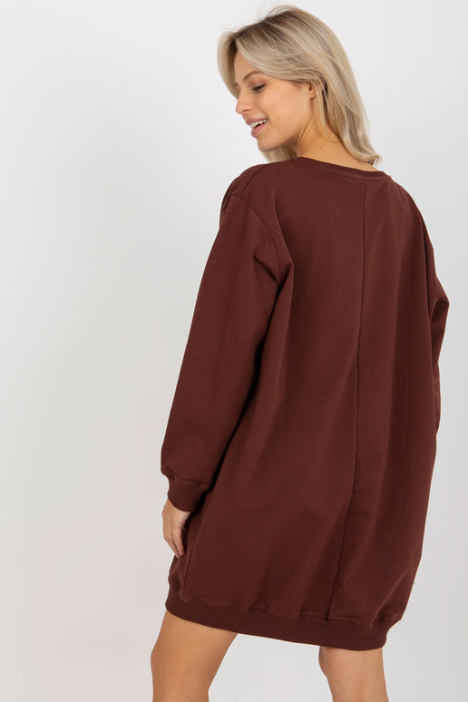 Bluza VI-BL-3212.15X D.HNĚDÁ/ORANŽ