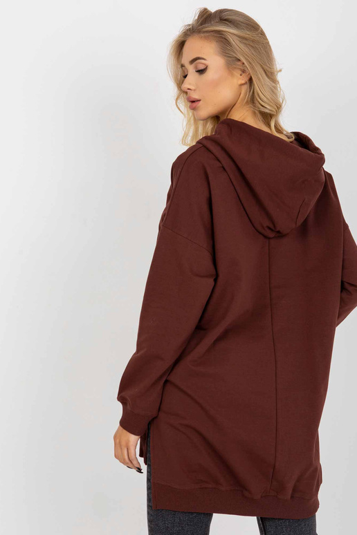 Bluza VI-BL-335.25X TMAVĚ HNĚDÁ