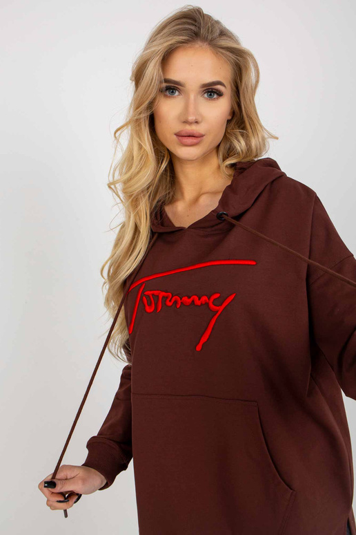 Bluza VI-BL-335.25X TMAVĚ HNĚDÁ