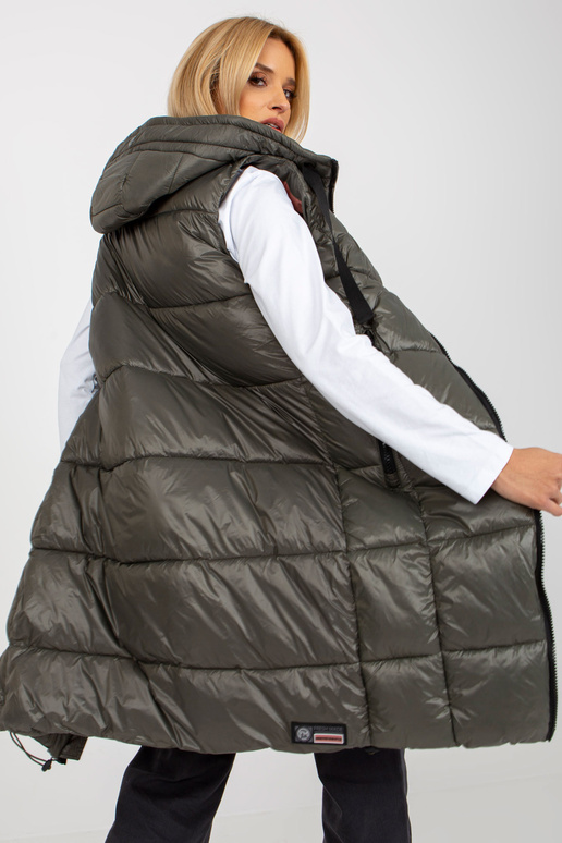 Kamizelka D50048X80105A3 TMAVĚ ZELENÁ