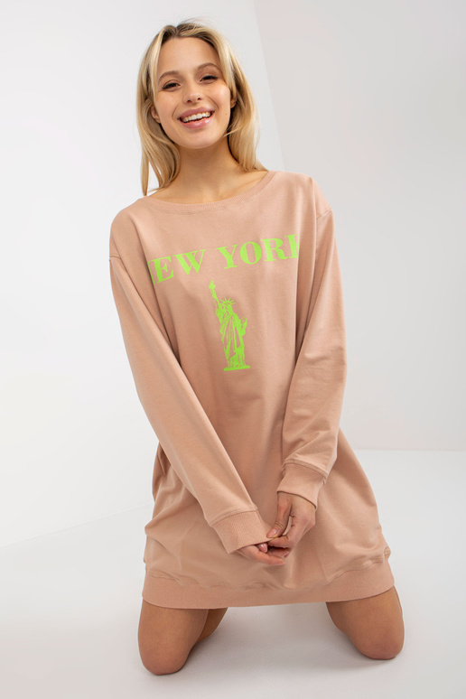 Bluza VI-BL-3212.15X BÉŽOVÁ/ZELENÁ