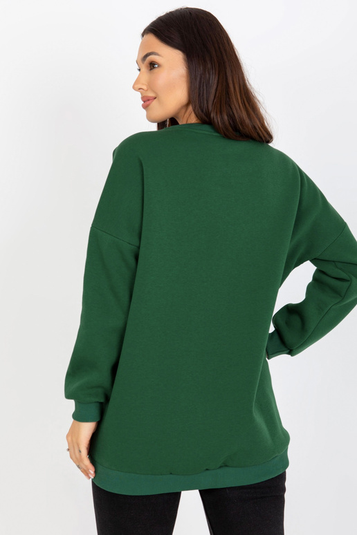 Základní mikina Dunkelgrünes s...