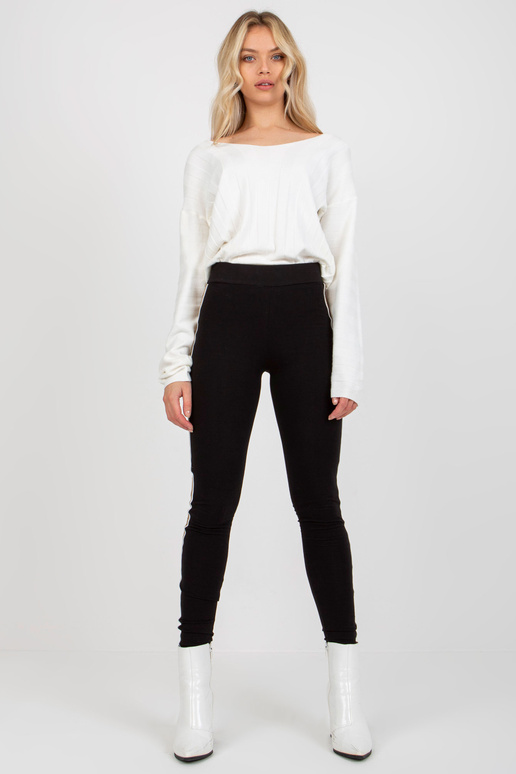 Černo-béžové dámské legíny pro...