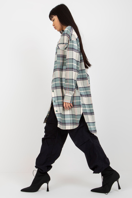 Koszula D60058C30290A STŘEDNÍ ZELENÁ