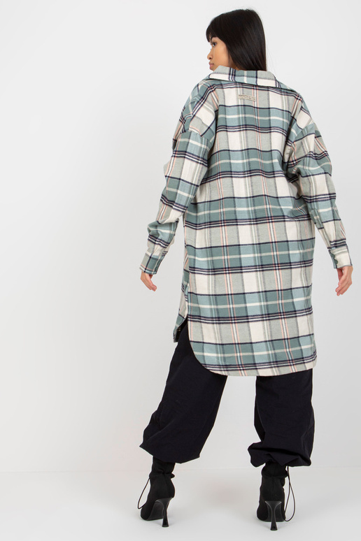 Koszula D60058C30290A STŘEDNÍ ZELENÁ