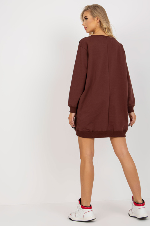 Bluza VI-BL-3192.23P TMAVĚ HNĚDÁ