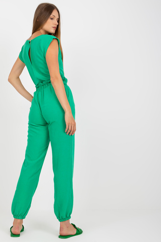 Zelený ležérní set s vysokými...